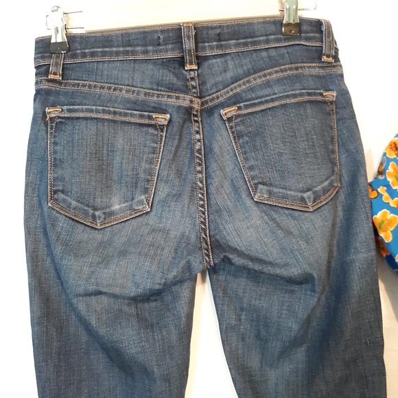 J Brand Distessed Blue Jeans - Picture 6 of 8